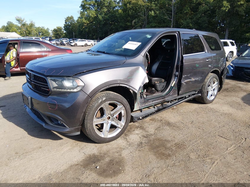 Vin: 1c4sdjctxgc302011, lot: 46516074, dodge durango r/t 20162