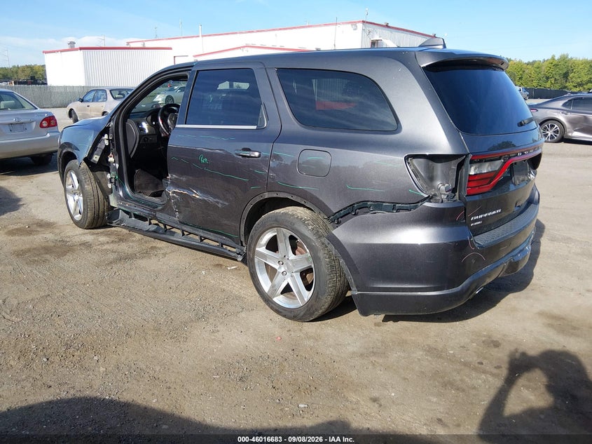 Vin: 1c4sdjctxgc302011, lot: 46516074, dodge durango r/t 20163