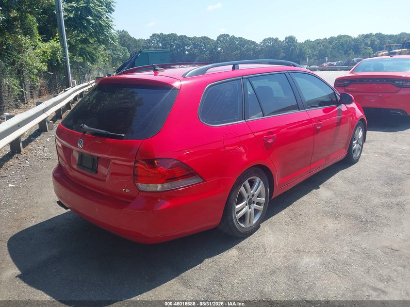 2011 VOLKSWAGEN JETTA SPORTWAGEN auction photo 4