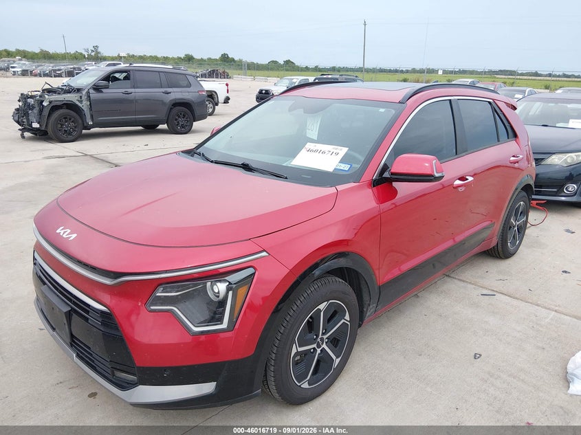 Vin: kndct3le2r5184113, lot: 46516110, kia niro sx 20242