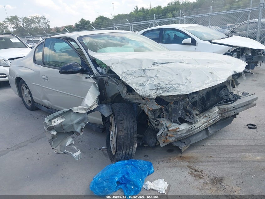 2004 Chevrolet Monte Carlo Ls, Front, IAAI, VIN 2G1WW12E249301929