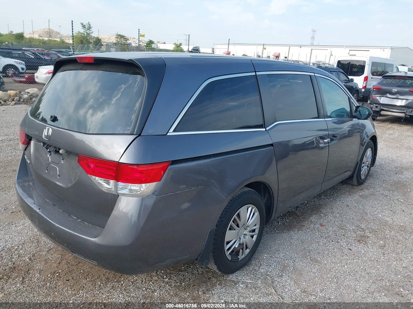2015 HONDA ODYSSEY auction photo 4