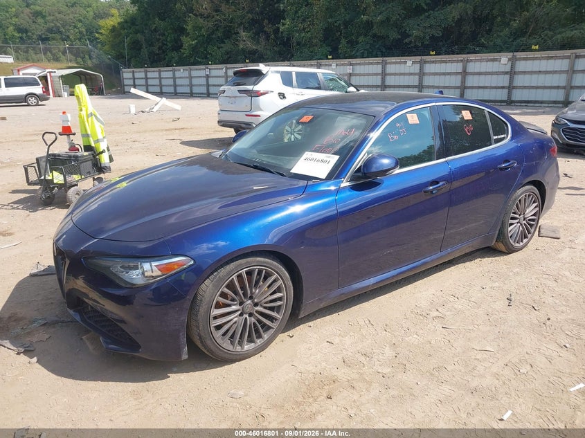 Vin: zarfaecn0h7540436, lot: 46516192, alfa romeo giulia ti rwd 20172