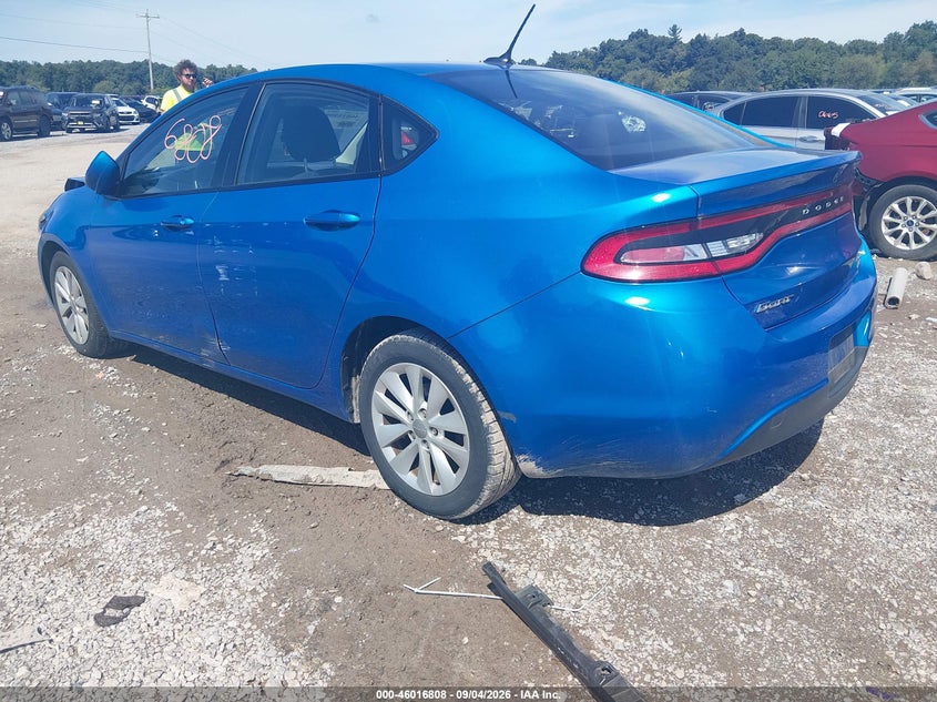 DODGE DART 2016 VIN 1C3CDFDH6GD533482