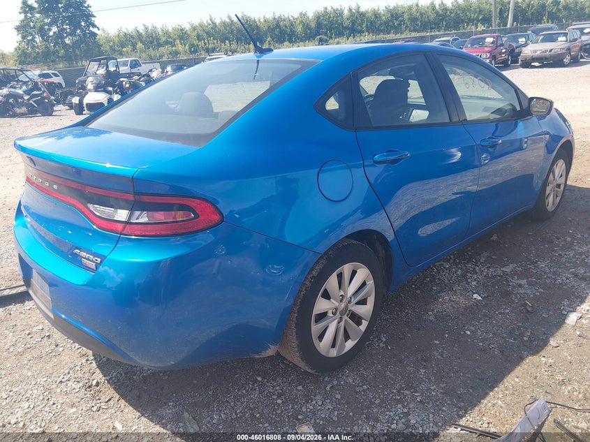 DODGE DART 2016 VIN 1C3CDFDH6GD533482