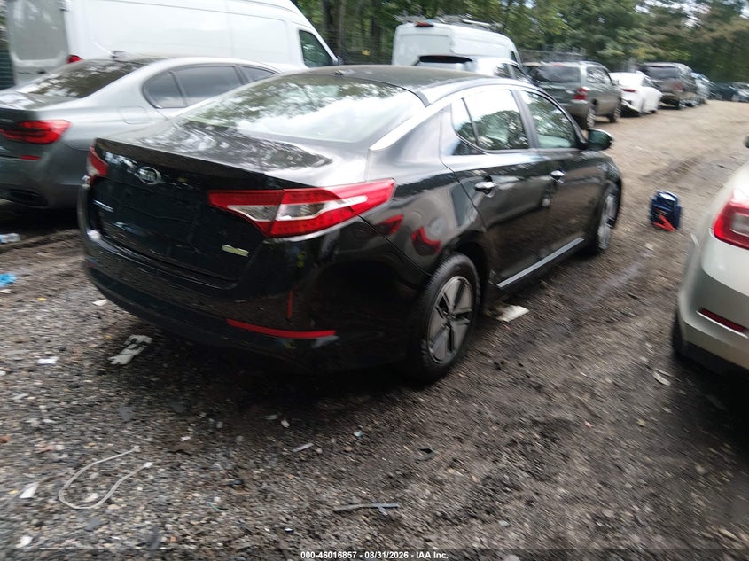 2012 KIA OPTIMA HYBRID auction photo 4