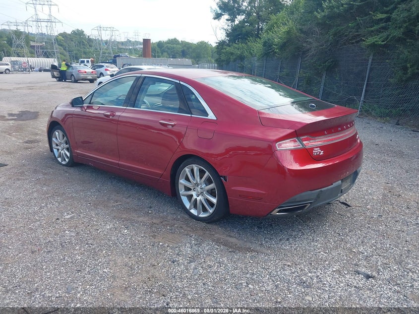 2014 LINCOLN MKZ auction photo 3