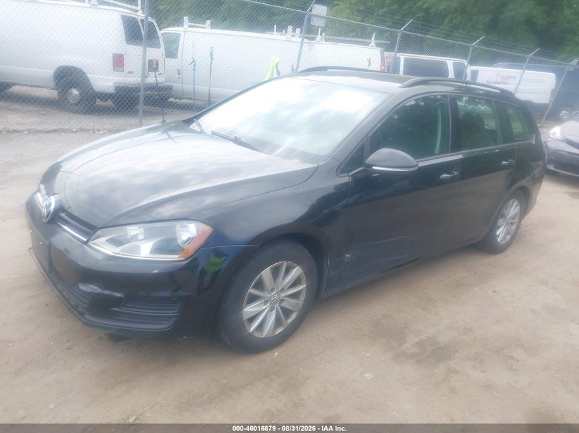 2017 VOLKSWAGEN GOLF SPORTWAGEN auction photo 2