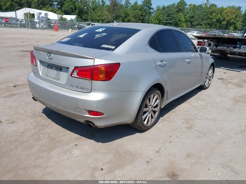 2010 LEXUS IS 250 auction photo 4