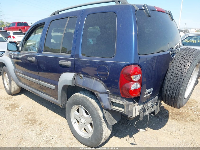 JEEP LIBERTY 2007 VIN 1J4GL48K87W520967