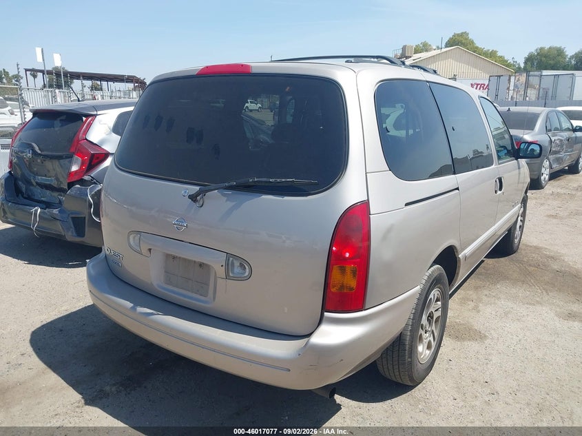 NISSAN QUEST 2000 VIN 4N2XN11T6YD846519