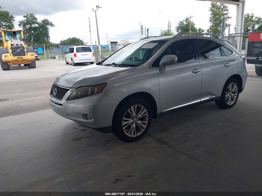 2010 LEXUS RX 450H auction photo 2
