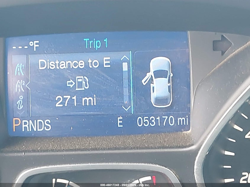 2013 FORD ESCAPE SPORT UTILITY VEHICLE 2.0L I4 FI DOHC 16V NF4