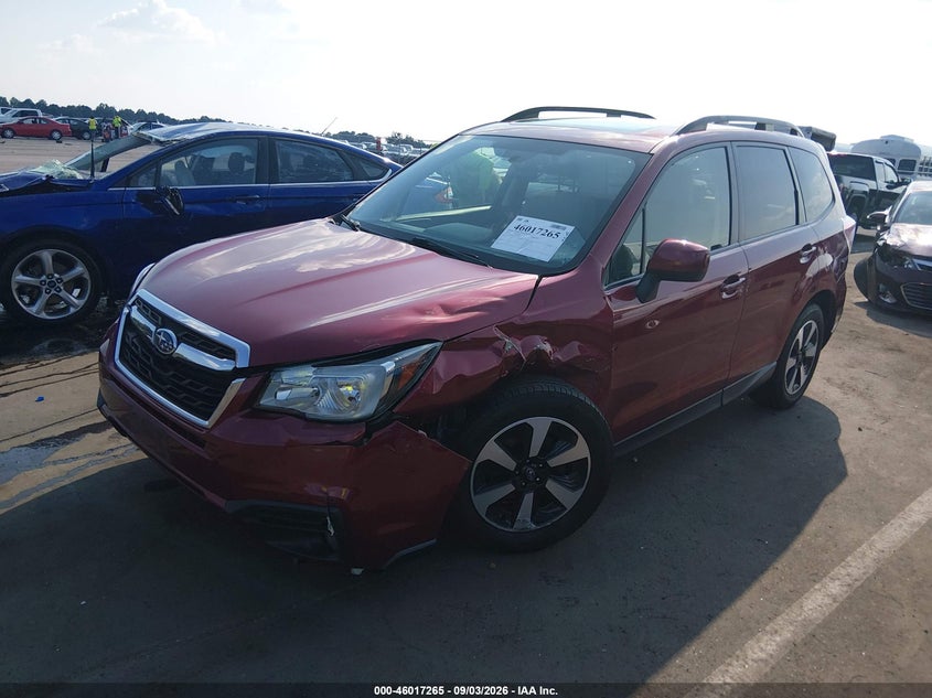 Vin: jf2sjagcxjh437357, lot: 46516656, subaru forester 2.5i premium 20182