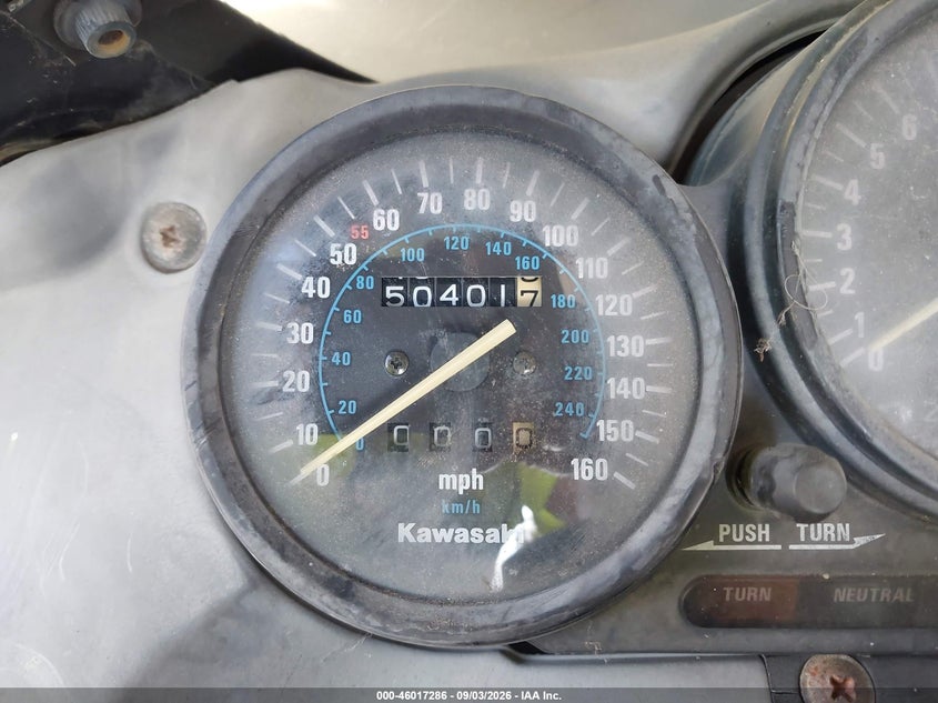 1990 KAWASAKI ZX600 auction photo 7