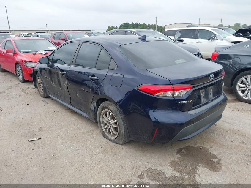 Vin: jtdeamde7nj052159, lot: 46516736, toyota corolla hybrid le 20223