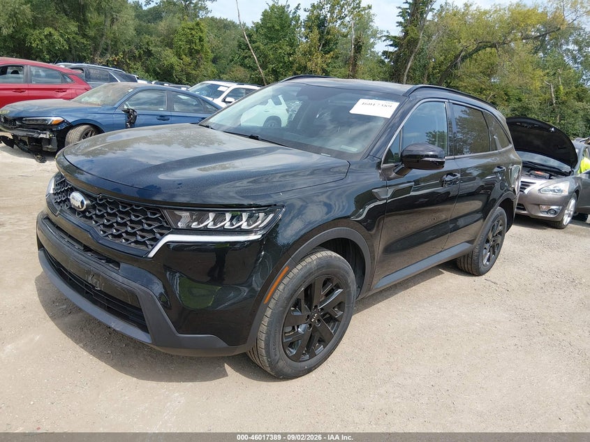 2021 Kia Sorento S, Удар сзади, IAAI, VIN 5XYRLDLC2MG024389 — фото 2
