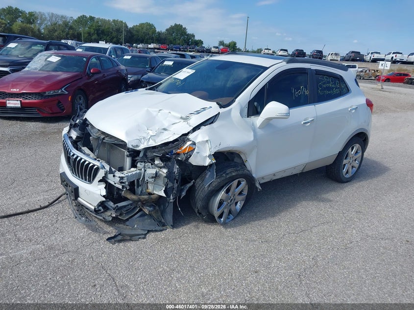 Vin: kl4cjgsb3gb538895, lot: 46516792, buick encore leather 20162