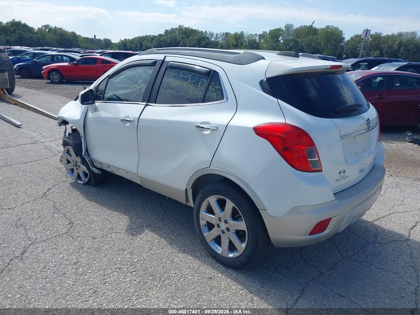 Vin: kl4cjgsb3gb538895, lot: 46516792, buick encore leather 20163