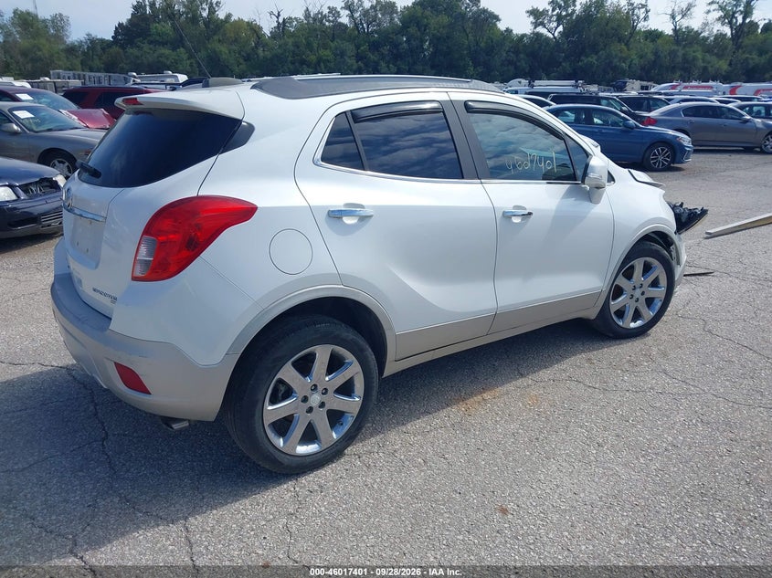 Vin: kl4cjgsb3gb538895, lot: 46516792, buick encore leather 20164