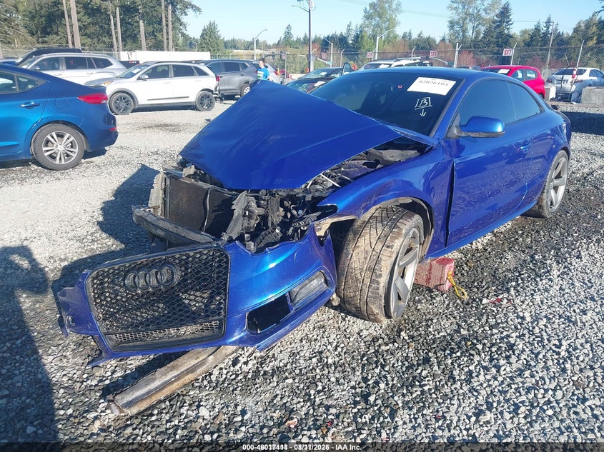 2015 Audi S5, Front End, IAAI, VIN WAUCGAFR9FA025791 — photo 2
