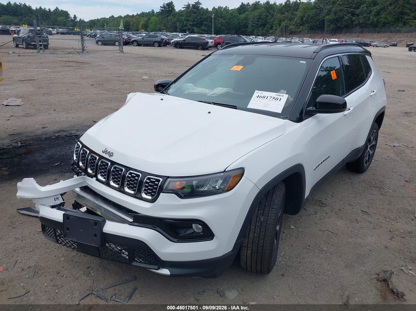 Vin: 3c4njdcn6rt164788, lot: 46516893, jeep compass limited 4x4 20242