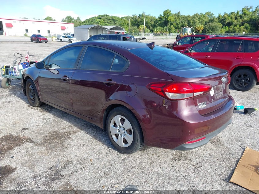 KIA FORTE 2017 VIN 3KPFK4A70HE152368
