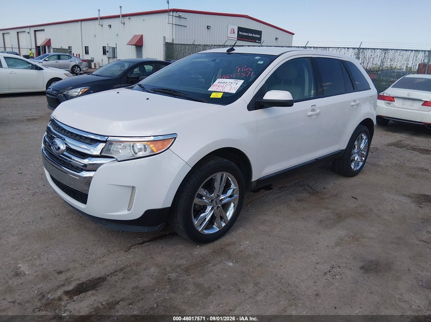 Vin: 2fmdk4jc1ebb37283, lot: 46516962, ford edge sel 20142