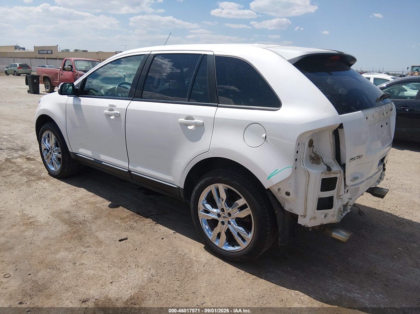 Vin: 2fmdk4jc1ebb37283, lot: 46516962, ford edge sel 20143