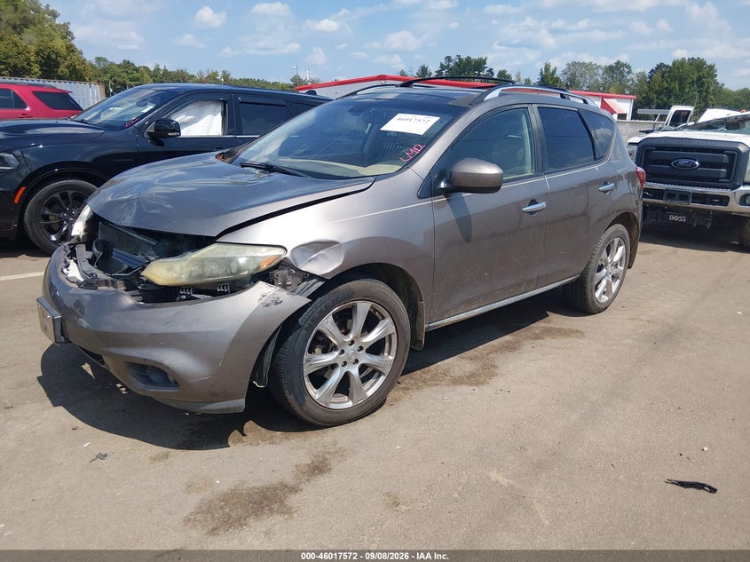 Vin: jn8az1mu5cw110996, lot: 46516963, nissan murano le 20122