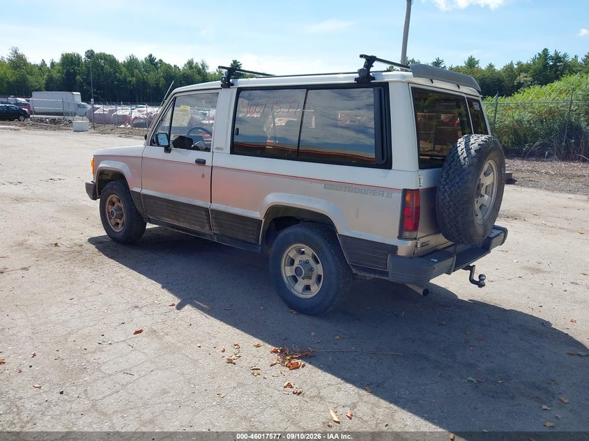 ISUZU TROOPER 1986 VIN JAACH15L9G5457294