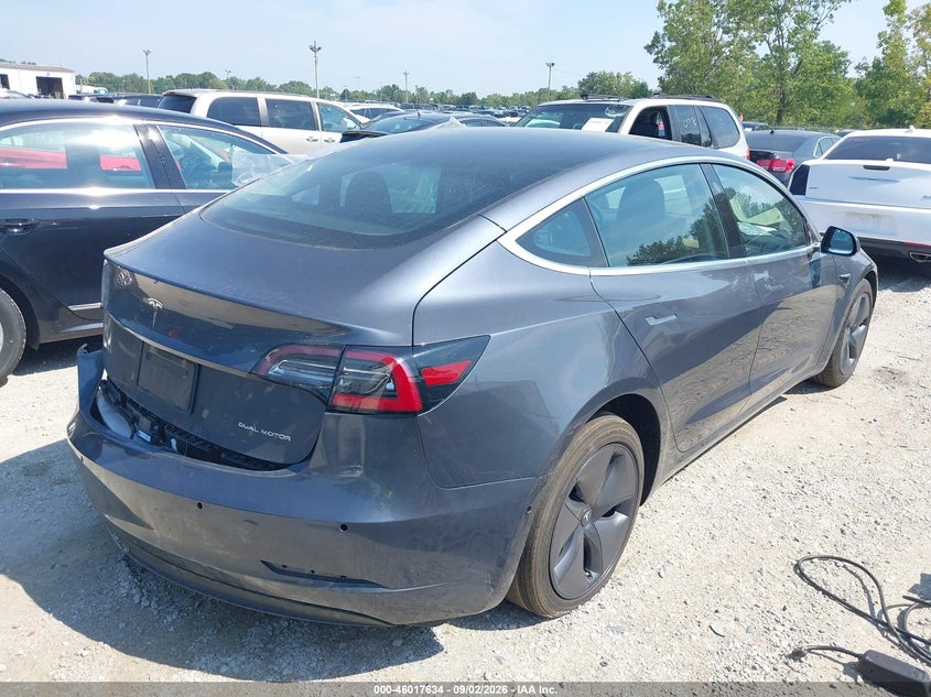 Vin: 5yj3e1eb9lf646271, lot: 46517025, tesla model 3 long range dual motor all-wheel drive 20204