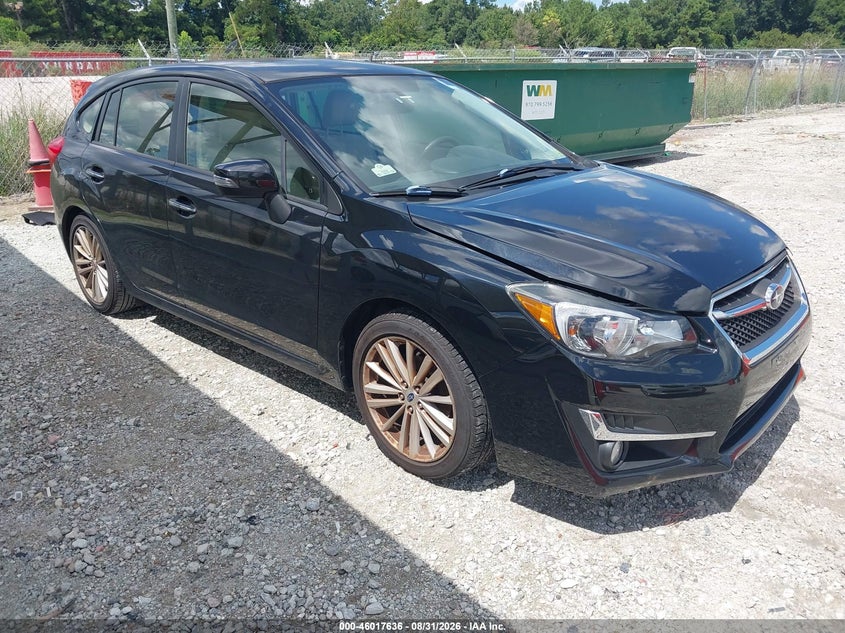 2015 SUBARU IMPREZA auction photo 1