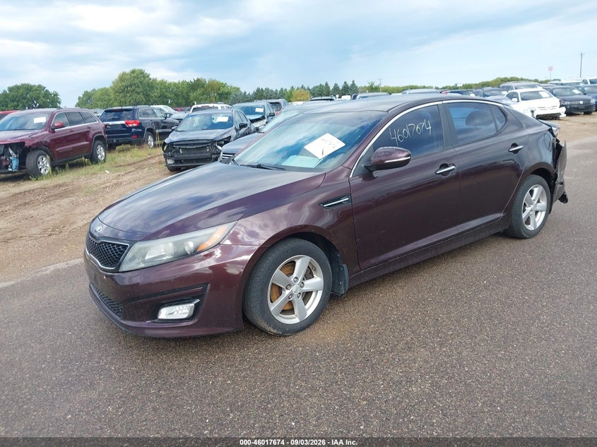 Vin: 5xxgm4a76fg360225, lot: 46517065, kia optima lx 20152