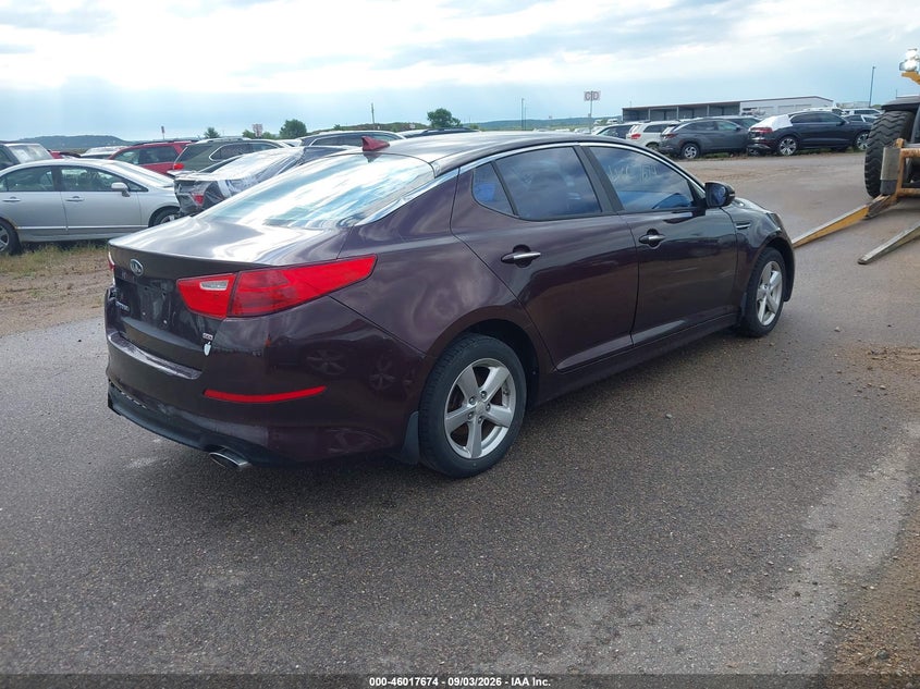 Vin: 5xxgm4a76fg360225, lot: 46517065, kia optima lx 20154