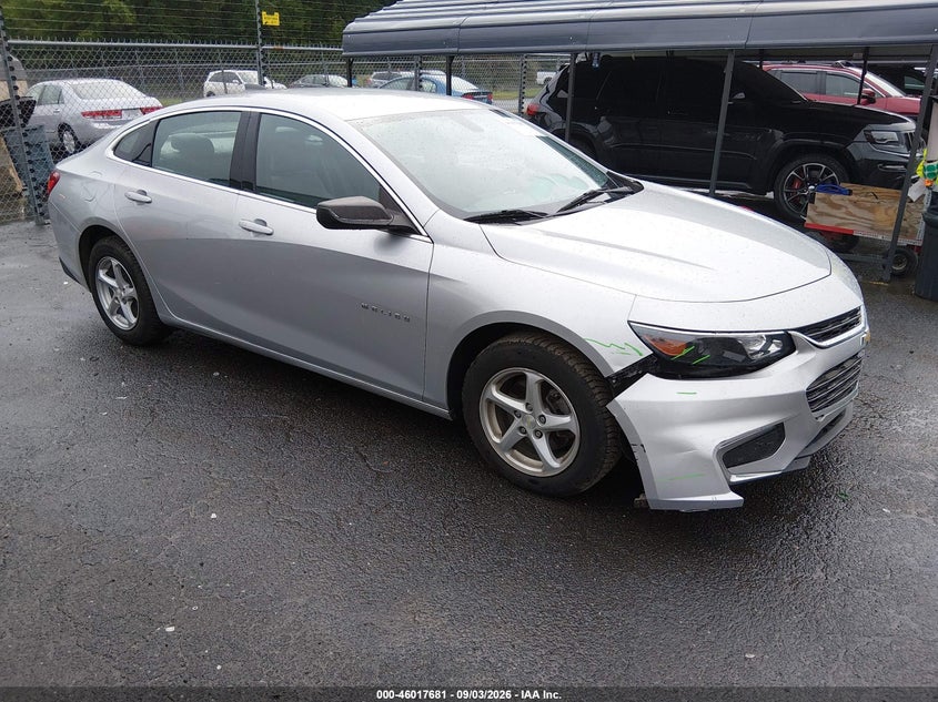 2016 Chevrolet Malibu Ls, Усе, IAAI, VIN 1G1ZC5ST3GF225189
