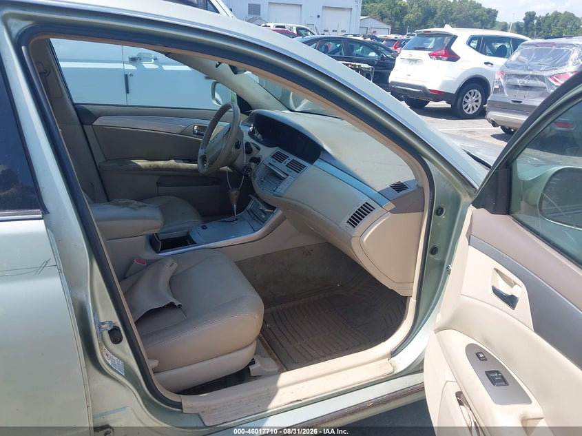 TOYOTA AVALON 2006 VIN 4T1BK36B46U107837