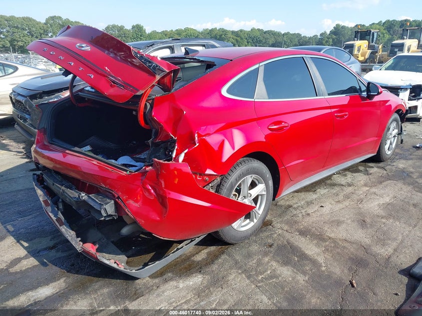 Vin: 5npeg4ja4lh012935, lot: 46517131, hyundai sonata se 20204