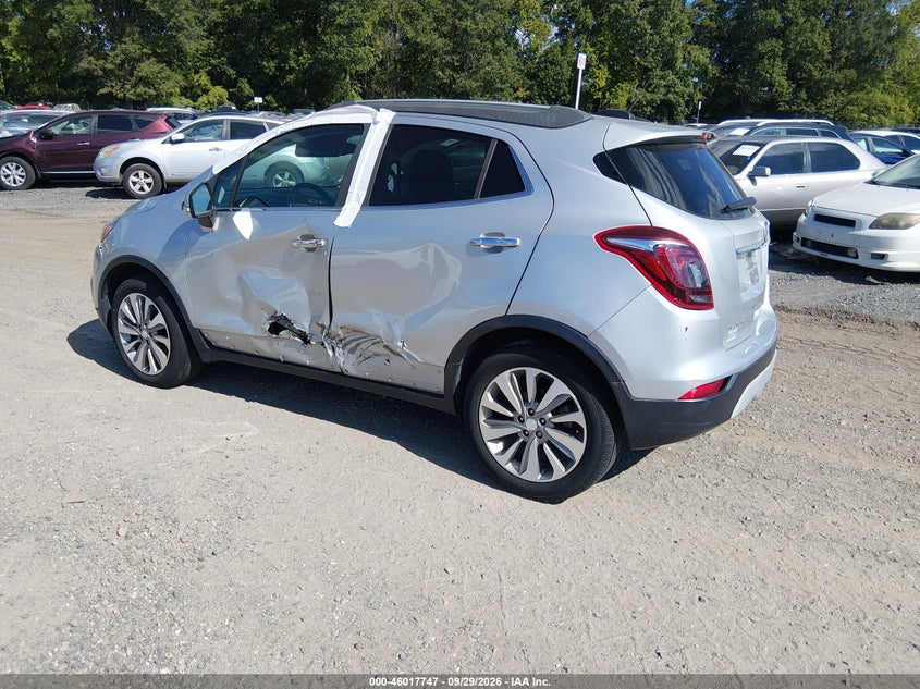 Vin: kl4cjasb2jb646686, lot: 46517138, buick encore preferred 20183