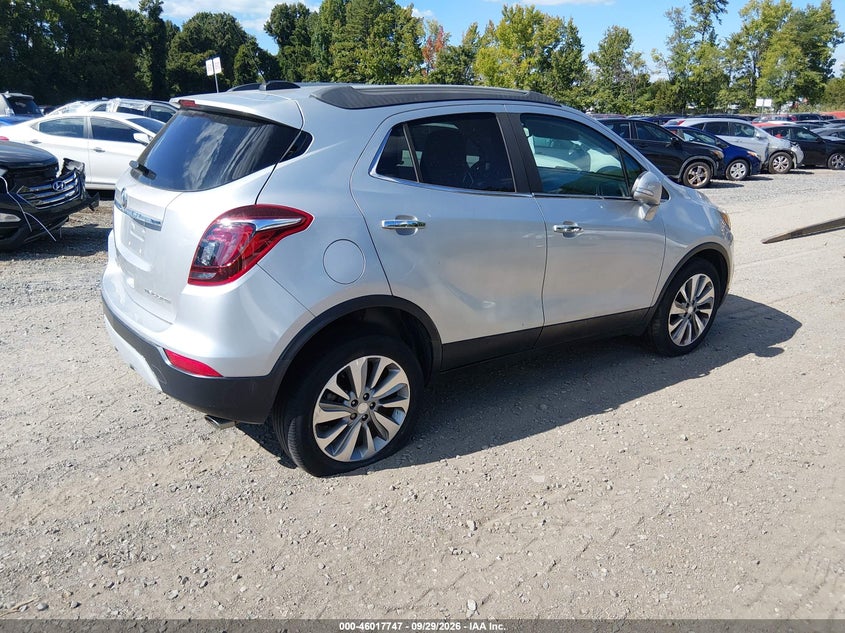 Vin: kl4cjasb2jb646686, lot: 46517138, buick encore preferred 20184