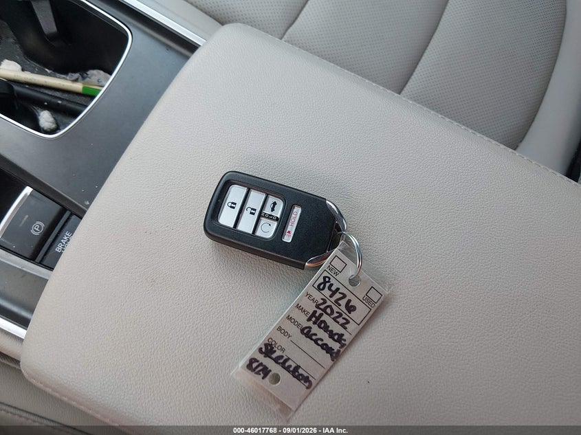 HONDA ACCORD HYBRID 2022 VIN 1HGCV3F9XNA025237