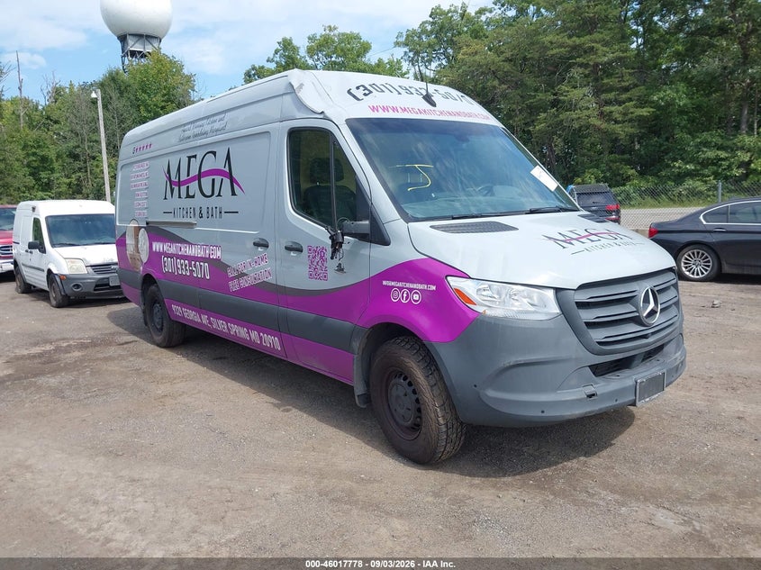 Vin: w1y4nchy4pt152396, lot: 46517169, mercedes-benz sprinter 2500 high roof 4-cyl diesel ho 2023 img_1