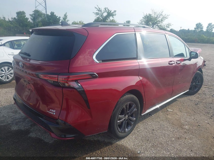 Vin: 5tddskfc9rs153947, lot: 46517176, toyota sienna xse 20244