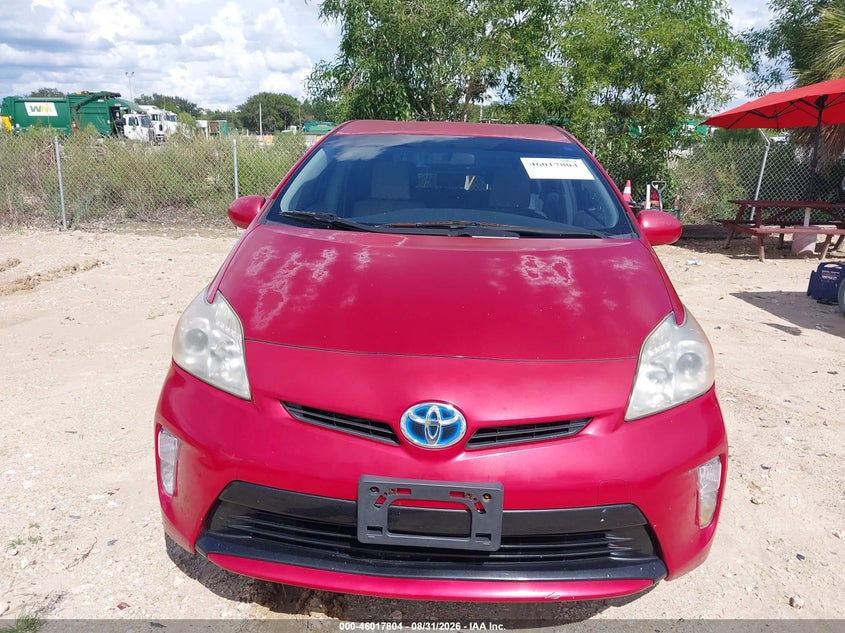 TOYOTA PRIUS 2013 VIN JTDKN3DU6D0340848