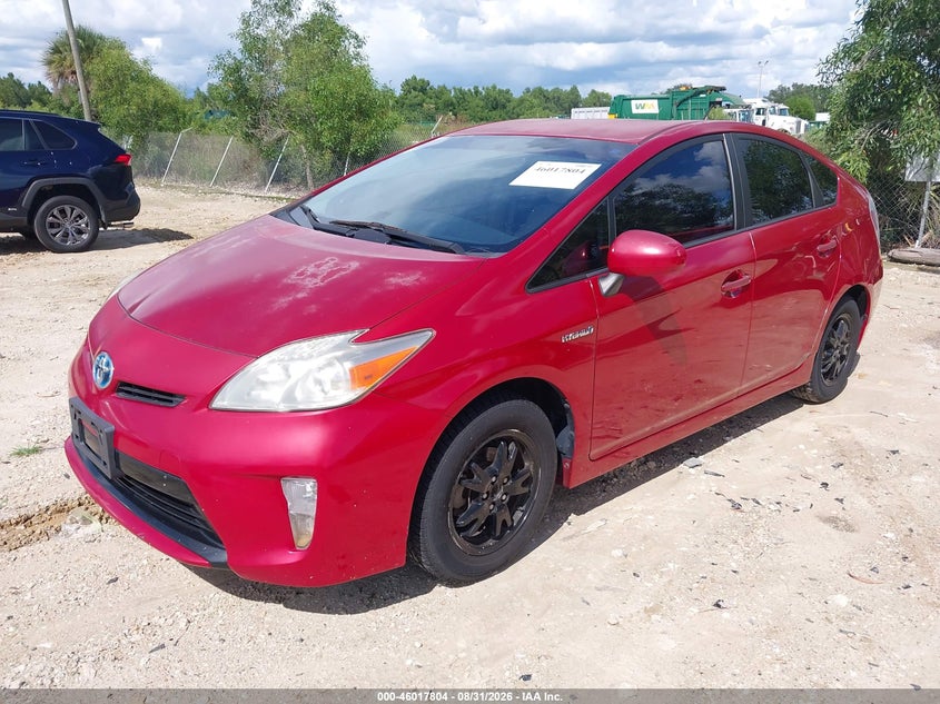 2013 TOYOTA PRIUS auction photo 2