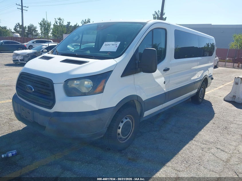Vin: 1fbzx2zm8gkb19096, lot: 46517225, ford transit-350 xl 20162