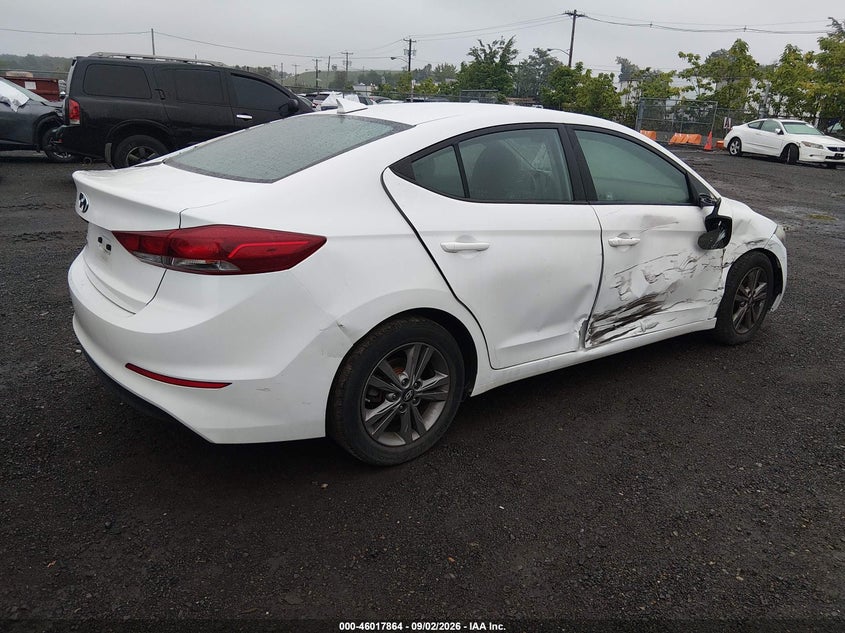 HYUNDAI ELANTRA 2018 VIN 5NPD84LF4JH291303