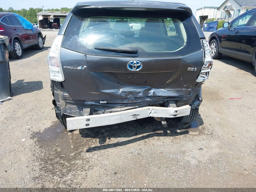 TOYOTA PRIUS V 2013 VIN JTDZN3EU1D3274334