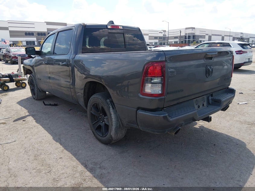 Vin: 1c6srfft2mn677778, lot: 46517360, ram 1500 big horn  4x4 5'7 box 20213