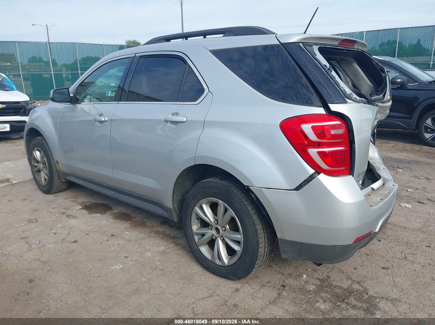 Vin: 2gnflfek6g6264704, lot: 46517440, chevrolet equinox lt 20163